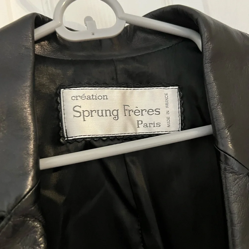 Gorgeous vintage leather blazer
